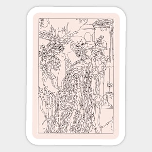 John William Waterhouse - "The Soul of the Rose" Sticker